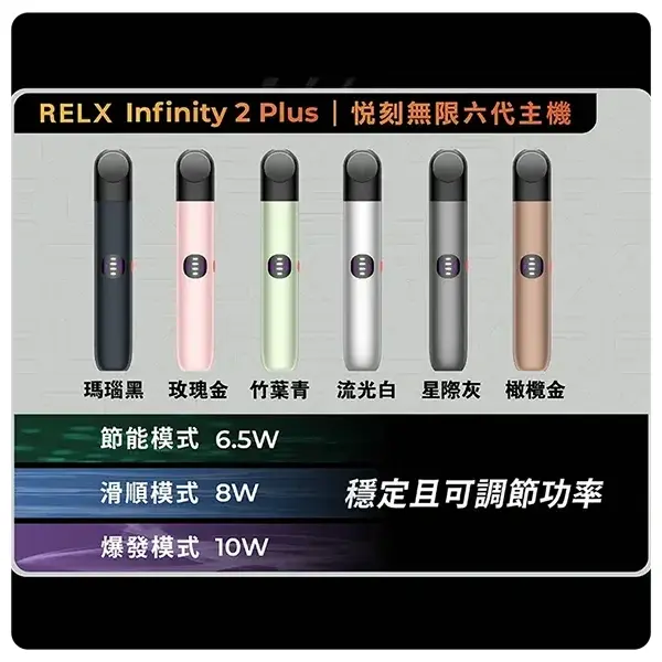 RELX六代主機webp - ILIA MOD 台灣電子煙主機・煙彈・一次性霧化器專賣